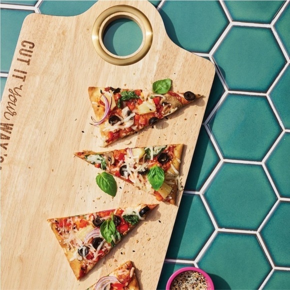 NWT Target X Tabitha Brown 11” x 21” Tan Wooden Cutting Board - Picture 2 of 3